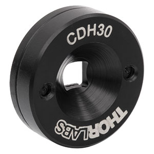 CDH30 - Ø1/2in Adapter for 3.0 mm x 3.0 mm Unmounted Square Optics