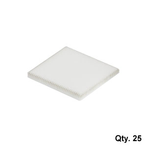PKJEP4 - 3.0 mm x 3.0 mm x 0.4 mm Flat End Plate, Pack of 25