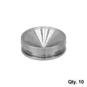 PKJCUP - Ø3.0 mm Conical End Cup for PZT Actuators, Pack of 10