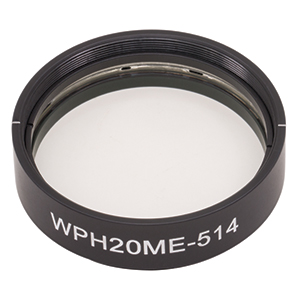 WPH20ME-514 - Ø2in Mounted Polymer Zero-Order Half-Wave Plate, SM2-Threaded Mount, 514 nm