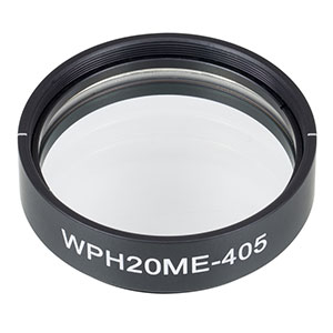 WPH20ME-405 - Ø2in Mounted Polymer Zero-Order Half-Wave Plate, SM2-Threaded Mount, 405 nm