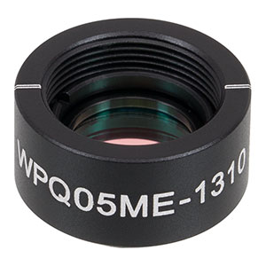 WPQ05ME-1310 - Ø1/2in Mounted Polymer Zero-Order Quarter-Wave Plate, SM05-Threaded Mount, 1310 nm