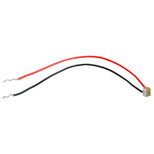 PA3CKW - Piezo Chip, 100 V, 3.0 µm Displacement, 2.0 x 2.0 x 3.0 mm, Pre-Attached Wires