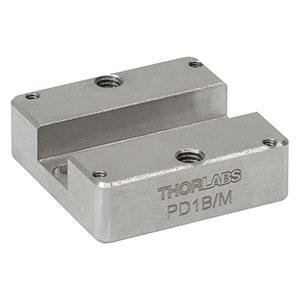 PD1B/M - Mounting Adapter for 20 mm Piezo Inertia Stage, M4 Mounting Slot