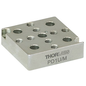 PD1U/M - 8.5 mm Thick Adapter Plate for 20 mm Piezo Inertia Stage, Metric