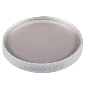 LA4600-1064 - f = 100 mm, Ø1/2in UVFS Plano-Convex Lens, 1064 nm V-Coat