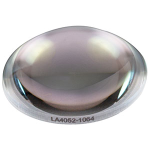 LA4052-1064 - f = 35 mm, Ø1in UVFS Plano-Convex Lens, 1064 nm V-Coat