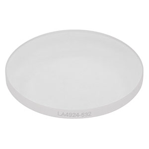 LA4924-532 - f = 175 mm, Ø1in UVFS Plano-Convex Lens, 532 nm V-Coat