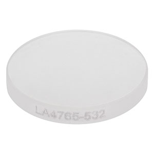 LA4765-532 - f = 50 mm, Ø1/2in UVFS Plano-Convex Lens, 532 nm V-Coat