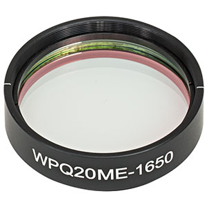 WPQ20ME-1650 - Ø2in Mounted Polymer Zero-Order Quarter-Wave Plate, SM2-Threaded Mount, 1650 nm