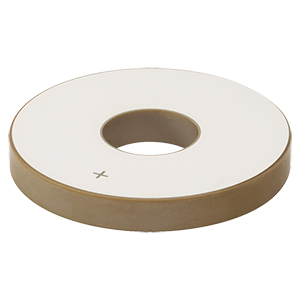 PA40ND5 - Piezo Ring Chip for Ultrasonic Transducer, 35 kHz Resonant Frequency, 50 mm OD, 17 mm ID, 6.5 mm Long