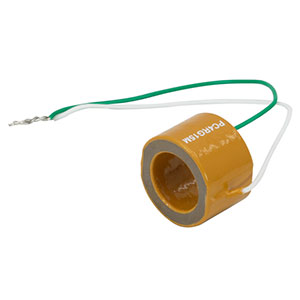 PC4RG15M - Co-Fired Piezo Actuator, 9.1 µm Max Displacement, Ø15.0 mm OD, Ø8.5 mm ID, 10.0 mm Long