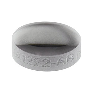 LA1222-AB - N-BK7 Plano-Convex Lens, Ø6 mm, f = 15 mm, AR Coating: 400 - 1100 nm