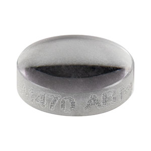 LA1470-AB - N-BK7 Plano-Convex Lens, Ø6 mm, f = 12 mm, AR Coating: 400 - 1100 nm