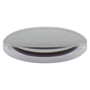 LB4913-A - f = 125 mm, Ø1in UV Fused Silica Bi-Convex Lens, AR Coating: 350 - 700 nm