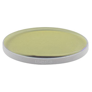 LB4837-B - f = 250 mm, Ø1in UV Fused Silica Bi-Convex Lens, AR Coating: 650 - 1050 nm