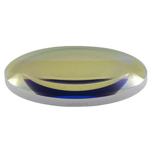 LB4842-B - f = 200 mm, Ø2in UV Fused Silica Bi-Convex Lens, AR Coating: 650 - 1050 nm