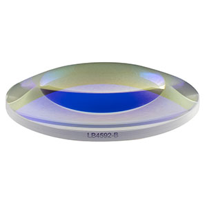 LB4592-B - f = 60 mm, Ø2in UV Fused Silica Bi-Convex Lens, AR Coating: 650 - 1050 nm