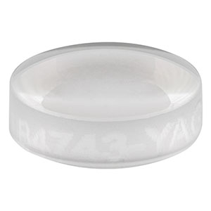 LB4743-YAG - f = 10 mm, Ø5 mm UV Fused Silica Bi-Convex Lens, 532 / 1064 nm V-Coat