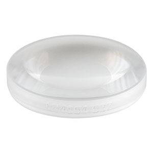LB4854-532 - f = 20 mm, Ø1/2in UV Fused Silica Bi-Convex Lens, 532 nm V-Coat
