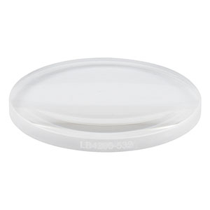 LB4265-532 - f = 150 mm, Ø1in UV Fused Silica Bi-Convex Lens, 532 nm V-Coat