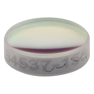 LB4537-1550 - f = 15 mm, Ø6 mm UV Fused Silica Bi-Convex Lens, 1550 nm V-Coating