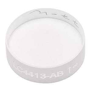 LC4413-AB - Ø1/2in, f = -75 mm, UV Fused Silica Plano-Concave Lens, ARC: 400 - 1100 nm