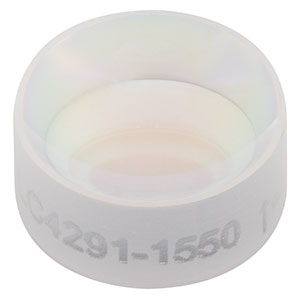 LC4291-1550 - Ø8 mm, f = -12 mm, UV Fused Silica Plano-Concave Lens, 1550 nm V-Coat