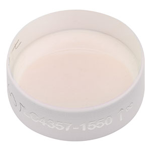 LC4357-1550 - Ø1/2in, f = -50 mm, UV Fused Silica Plano-Concave Lens, 1550 nm V-Coat