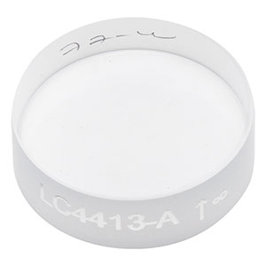 LC4413-A - Ø1/2in, f = -75 mm, UV Fused Silica Plano-Concave Lens, ARC: 350 - 700 nm