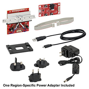 ELL20K - Linear Stage Bundle: ELL20 Stage, Interface Board, Power Supply, Bracket, Cables