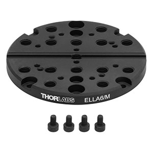 ELLA6/M - 3 mm Keyway Adapter Plate, Metric