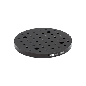 MBR6 - Aluminum Breadboard, Ø6.00in x 0.50in, 1/4in-20 Double-Density Taps