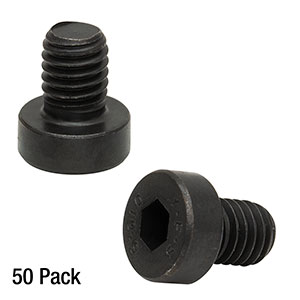 SH6M8LP - M6 x 1.0 Low-Profile Channel Screw, 8 mm Long, 50 Pack