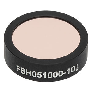 FBH051000-10 - Hard-Coated Bandpass Filter, Ø12.5 mm, CWL = 1000 nm, FWHM = 10 nm