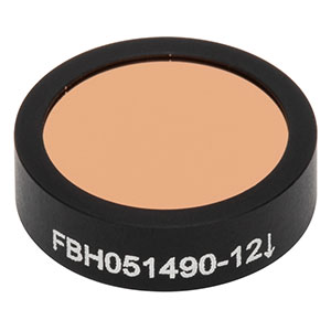 FBH051490-12 - Hard-Coated Bandpass Filter, Ø12.5 mm, CWL = 1490 nm, FWHM = 12 nm