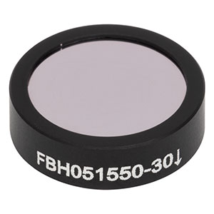 FBH051550-30 - Hard-Coated Bandpass Filter, Ø12.5 mm, CWL = 1550 nm, FWHM = 30 nm