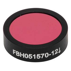 FBH051570-12 - Hard-Coated Bandpass Filter, Ø12.5 mm, CWL = 1570 nm, FWHM = 12 nm