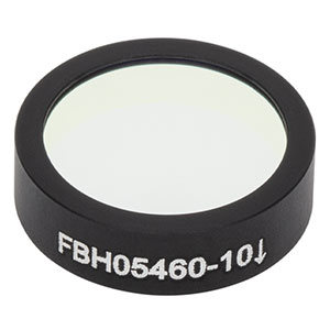 FBH05460-10 - Hard-Coated Bandpass Filter, Ø12.5 mm, CWL = 460 nm, FWHM = 10 nm