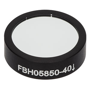 FBH05850-40 - Hard-Coated Bandpass Filter, Ø12.5 mm, CWL = 850 nm, FWHM = 40 nm