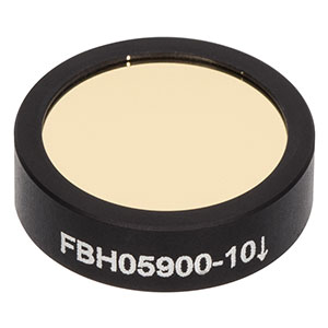 FBH05900-10 - Hard-Coated Bandpass Filter, Ø12.5 mm, CWL = 900 nm, FWHM = 10 nm