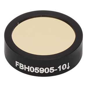 FBH05905-10 - Hard-Coated Bandpass Filter, Ø12.5 mm, CWL = 905 nm, FWHM = 10 nm