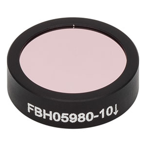 FBH05980-10 - Hard-Coated Bandpass Filter, Ø12.5 mm, CWL = 980 nm, FWHM = 10 nm