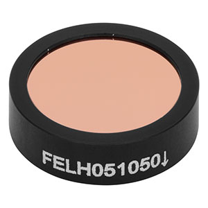 FELH051050 - Ø12.5 mm Longpass Filter, Cut-On Wavelength: 1050 nm