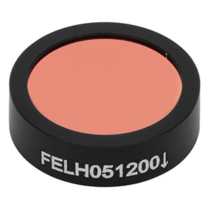 FELH051200 - Ø12.5 mm Longpass Filter, Cut-On Wavelength: 1200 nm