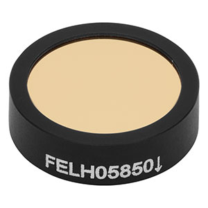 FELH05850 - Ø12.5 mm Longpass Filter, Cut-On Wavelength: 850 nm