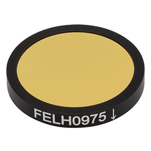 FELH0975 - Ø25.0 mm Longpass Filter, Cut-On Wavelength: 975 nm