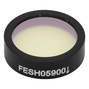 FESH05900 - Ø12.5 mm Shortpass Filter, Cut-Off Wavelength: 900 nm