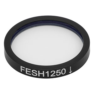 FESH1250 - Ø25.0 mm Shortpass Filter, Cut-Off Wavelength: 1250 nm