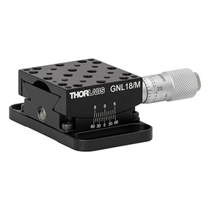 GNL18/M - Large Goniometer, 44.5 mm Distance to Point of Rotation, ±5°, Metric